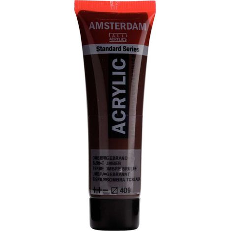 Colore acrilico Amsterdam  20 ML Terra Ombra