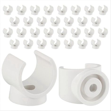 Colliers de serrage PEX, 100 pièces, colliers de serrage pour tuyaux et tubes en PVC de 1/2 pouce (1/5)