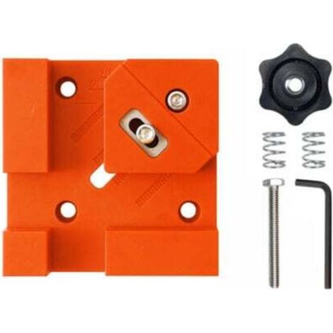 Cacciavite multifunzione a 90 gradi, adatto per la lavorazione del legno, l'installazione di elementi di fissaggio per mobili e l'assemblaggio di mobili (colore arancione).