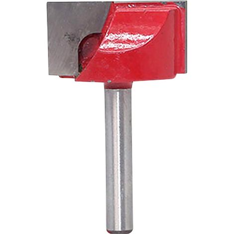 Fraise de nettoyage pour fond de rabotage, tige de 6mm Fraise de nettoyage pour fond de carbure de tungstène double, Fraise pour la sculpture sur bois (1/4)