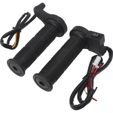 1 paire de poignées chauffantes pour moto, poignées chauffantes électriques universelles pour guidon modifié, accessoires de 22 mm (1/5)