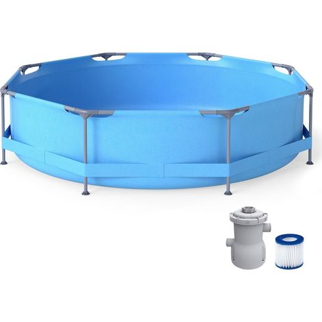 Piscina fuori terra 3,6 m x 76 cm con pompa filtro