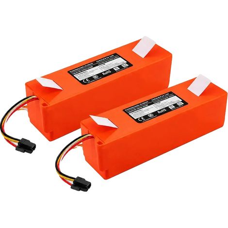 Batterie d'aspirateur robot, 14,4V, 9800mAh Lithium-Ion, 2PCS 14.4V 12800mAh (1/2)