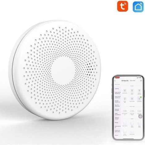 Rilevatore intelligente di fumo e monossido di carbonio - Wi-Fi 2.4G - Suono  85 dB (1/4)
