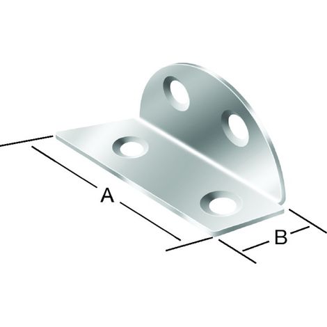 VORMANN Spanplattenhalter 40x19x1,5mm Stahl, verzinkt (1/2)