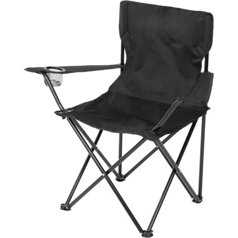 ORION91oficial® - Portable Folding Camping Chair, Lightweight Steel Frame, Oxford Fabric, 120kg Capacity, Ergonomic Design with Cup Holder, Ideal for Beach, Fishing, Garden, and Outdoor Use (1/5)