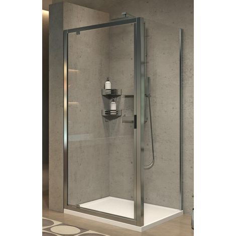 PAROI DE DOUCHE LUNES 2.0 PNX FIXE 78 EXT.78 NOVELLINI FRANCE LUNF78-1B