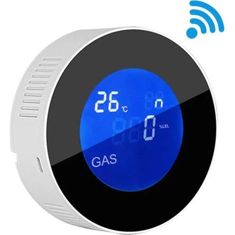 Gas alarm, gas leak detector, Wi-Fi, smartphone communication, home disaster prevention, high precision (1/5)