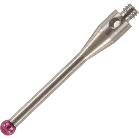 Palpeur CMM à filetage M2, tige en carbure de tungstène haute rigidité, outil de palpage droit 3603 (1/5)