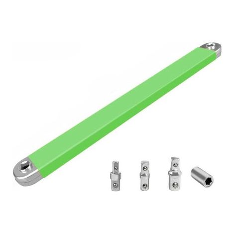 Satz mit 38 cm (15 Zoll) langen, abgewinkelten Ratschenverlängerungen Werkzeug für Autowartung und reparatur, robuster Griff, manuelle Steckschlü (1/5)