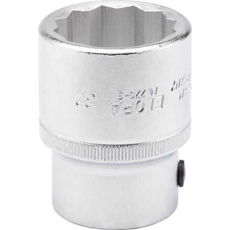 Draper 00773 Elora Bi-Hexagon Socket, 3/4"" Sq. Dr., 32mm (1/5)