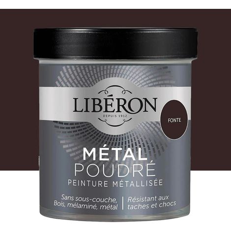 Peinture métallisée Libéron Métal Poudré Fonte 0,5 L (1/3)