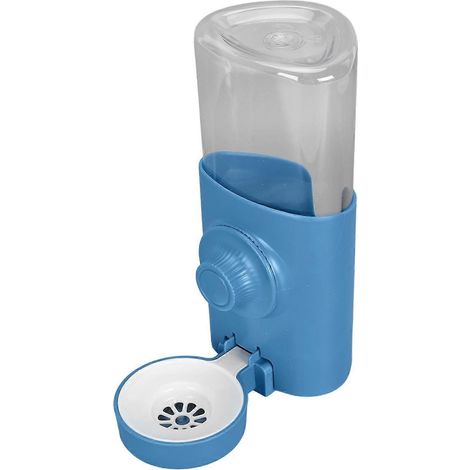 Distributeur d'eau automatique suspendu de grande capacité (600 ml) avec bec verseur anti-humidité pour petits animaux (1/2)