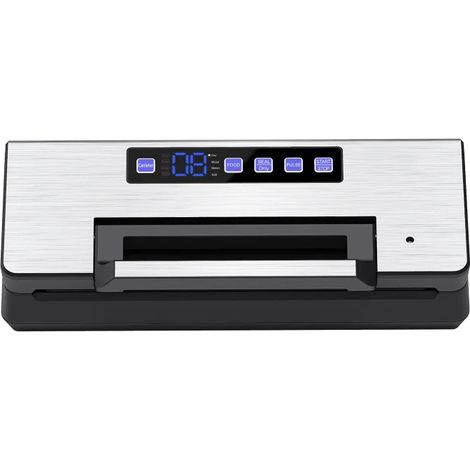 Machine de mise sous vide alimentaire entièrement automatique, affichage numérique, fonctionnement sur surfaces humides et sèches. (1/5)
