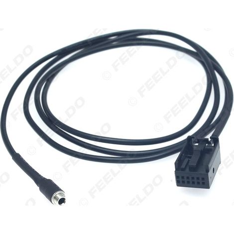 Compatible avec les câbles audio BMW Z4/E85/E86/X3/E83, convertisseur d'entrée audio AUX femelle