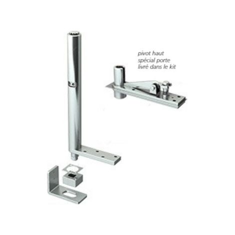 Ferme-portillon invisible simple action tube 50 200kg droite - MANTION - 25322DT (1/5)