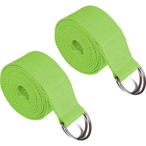 Sangle De Yoga - Boucle En Métal Réglable - Pour Yoga Pilates Étirements - 1 Pièce (1/5)