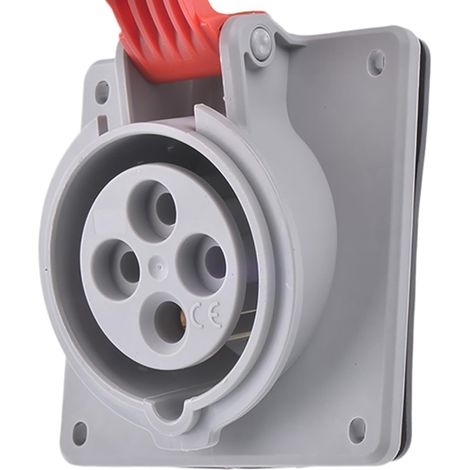 Legrand 555188 Prise à entraxes unifiés fixe P17 IP44 16A, 380V à 415V, 3P+T