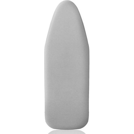 Premium-Bügelbrettbezug für schnelles und einfaches Bügeln, kompatibel mit Dampfbügeleisen, Silbergrau, 38–45 cm x 120–125 cm (Größe XL)
