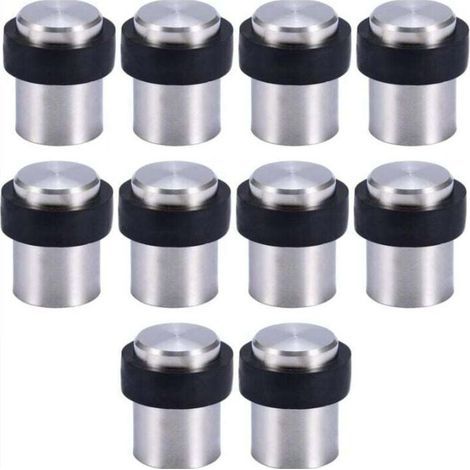 10 x 4,6 cm Edelstahl-Türstopper, Türstopper, Türblocker (1/3)