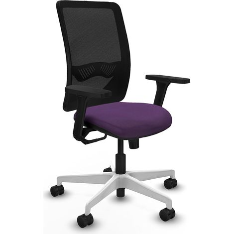 Chaise de bureau piqueras y crespo Zulema noir mousse haute densité (1/2)