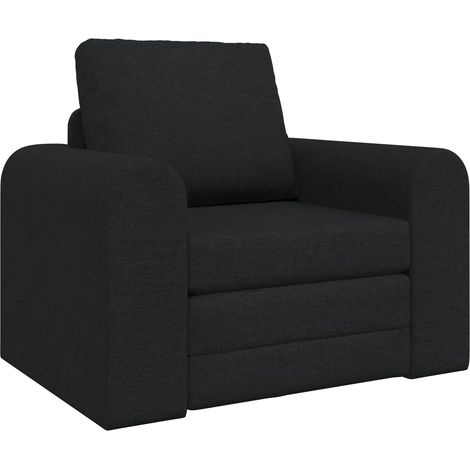 Folding Sofa Bed Black 98 x 71 x 83 cm Fabric vidaXL