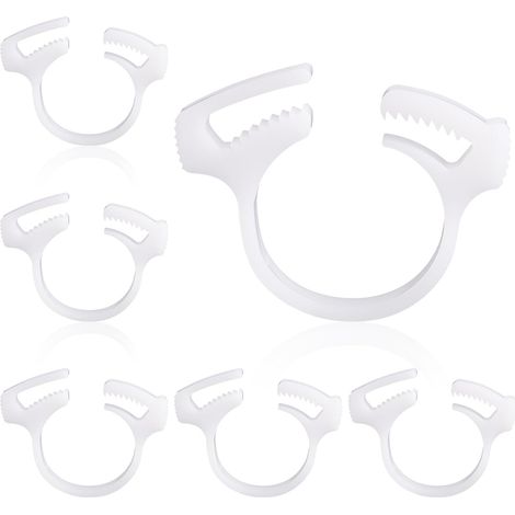 Set di 6 fascette stringitubo in plastica di alta qualità per Polaris 180 280 360 380 480 (bianche)