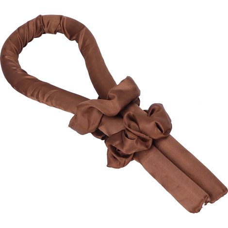 Rouleau à friser sans chaleur, bigoudis en mousse, bigoudis pour cheveux DIY, outil de bouclage pour cheveux de nuit, marron (1/5)