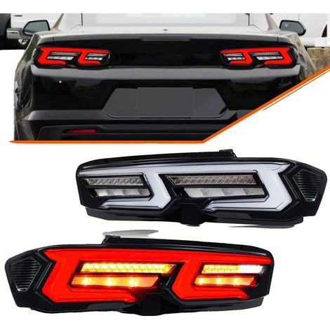 Fanali posteriori a LED, potenza 35W, tensione 12V, 3400LM lumen, compatibili con Chevrolet Camaro 2019-2024, indicatori di direzione sequenziali (1/5)