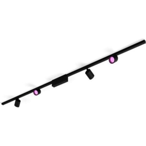 Lámpara led para riel philips hue perifo- set de 4 focos negro-40776300 (1/3)