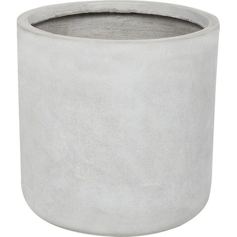 Blumenkübel MESSENE 34 cm Hellgrau