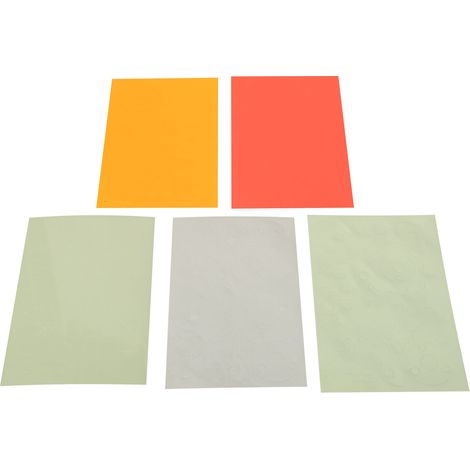 Lot de 5 stickers phosphorescents étoiles et lunes autocollants muraux et plafond lumineux dans le noir, déco adhésive néon pour chambre (1/5)