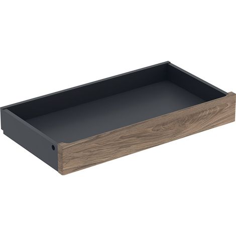 GE Tiroir intérieur avec façade pour Renova Plan US pour lavabo, largeur 70 cm, année 2021, bois noyer