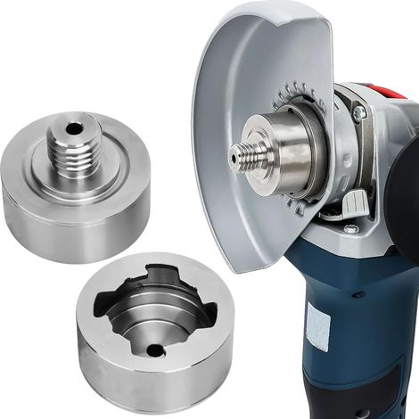 Adaptateur X-LOCK vers filetage M14 : adaptateur XLOCK en acier inoxydable. Compatible avec les meuleuses d'angle, pour une précision et une stabilité optimales. Compatible avec les lames de meuleuses (1/5)
