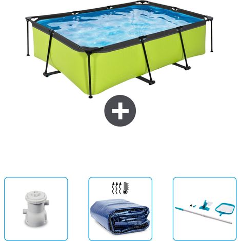 Exit Pool Rechteckig - 220x150x65 cm - 4-teilig SCB78 (1/4)