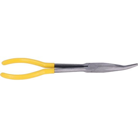 Pince à long bec 45 acier, coupe-câble et fil, 11 pouces (28 cm), angle 25°, outil de réparation à long bras (1/5)