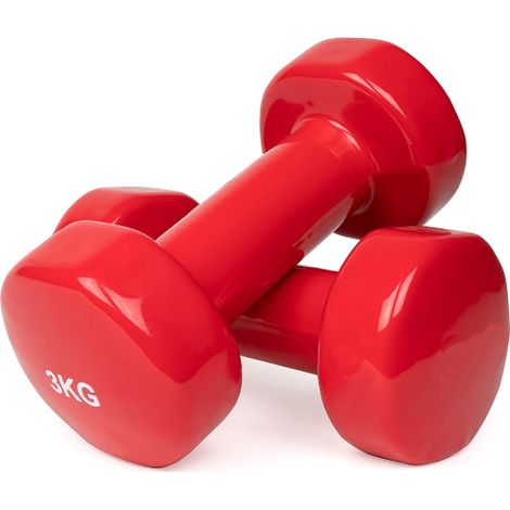 COPPIA Pesi MANUBRI Palestra 3 kg FITNESS Allenamento Esercizi Casa Set 2 PEZZI COPPIA 3 KG= 6 KG TOTALI