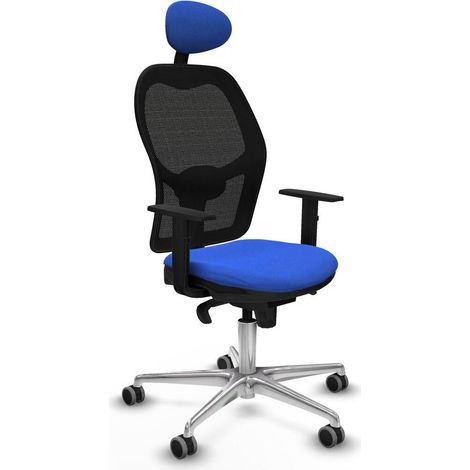 piqueras-y-crespo Jorquera Silla de Oficina Azul Ergonómica