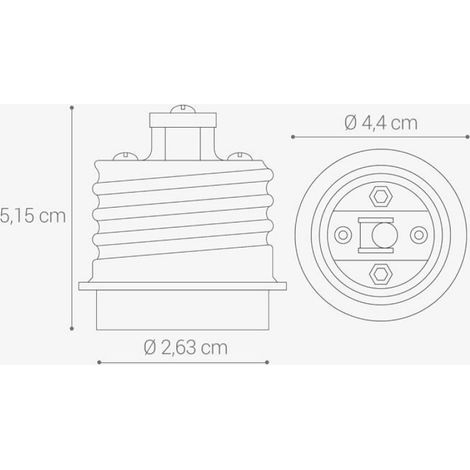 Adaptateur Douille E40 vers E27 - Convertisseur de Culot pour Ampoule LED Halogène - Lot de 4 (1/5)