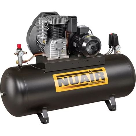 Compresseur d'air à piston cylindre fonte 270 litres 5,5 CV NUAIR (1/3)