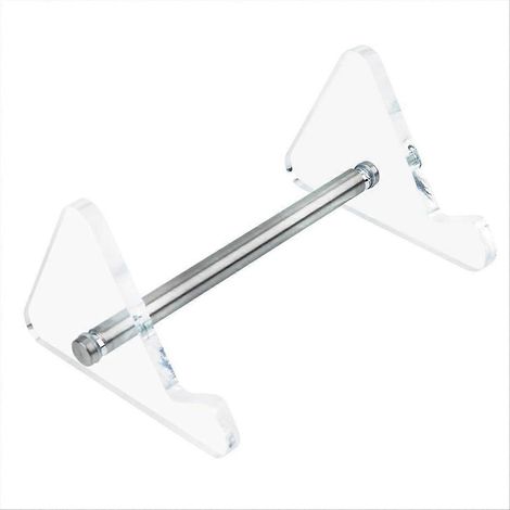 Support transparent en acrylique pour clavier, présentoir 1 niveau, vitrine de rangement robuste pour ordinateur, étagère d'exposition claire pour bureau, support clavier ergonomique en plexiglas (1/5)
