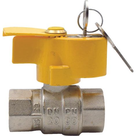 Kugelhahn mit vollem Anschluss für Gas 3/4 "FF D20