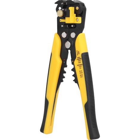 Pince à dénuder auto-ajustable de 20 cm (8 pouces), outil de dénudage, de sertissage et de coupe des cosses. (1/5)