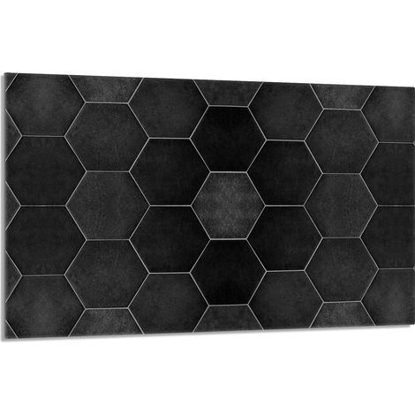 Plaque de protection en verre pour poêle, carrelage 80x52 (1/5)