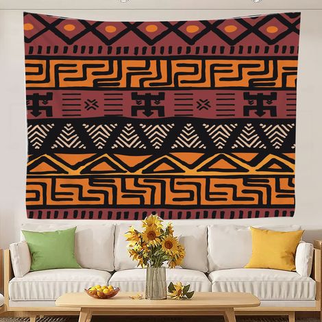 Tapisserie murale amusante et tendance, idéale comme fond de chambre, couvre-lit ou rideau de plage. 100x75cm (1/5)