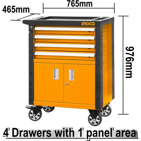 CARRELLO PORTATTREZZI PREMIUM VUOTO HDTC01042- INGCO