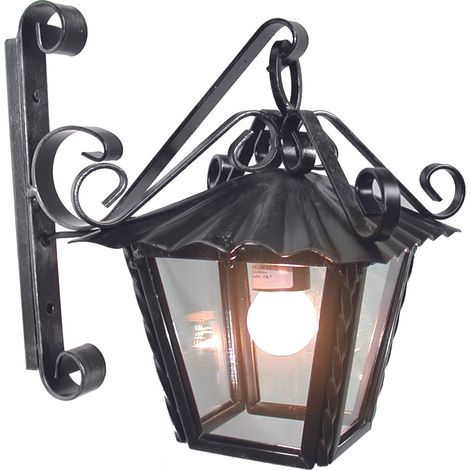 LANTERNA QUADRATA CON BRACCIO 1x60 Watt