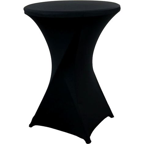 TOVAGLIA COPRITAVOLO BAR COCKTAIL NERA 80x110cm ELASTICA [25D] (1/4)