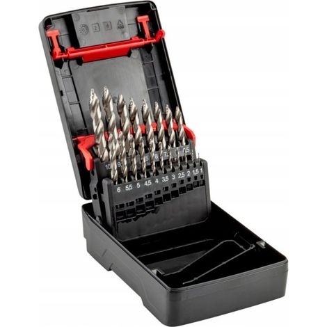 Juego de brocas Ghring smart step HSS 19 piezas auto centrado (1/3)