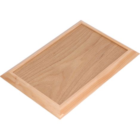 Plateau en Bois Élégant pour Salon de Café - Plateau à Thé pour Réunions Familiales et Fêtes - 36,5 x 27 cm (1/5)